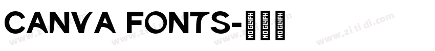 Canva Fonts字体转换